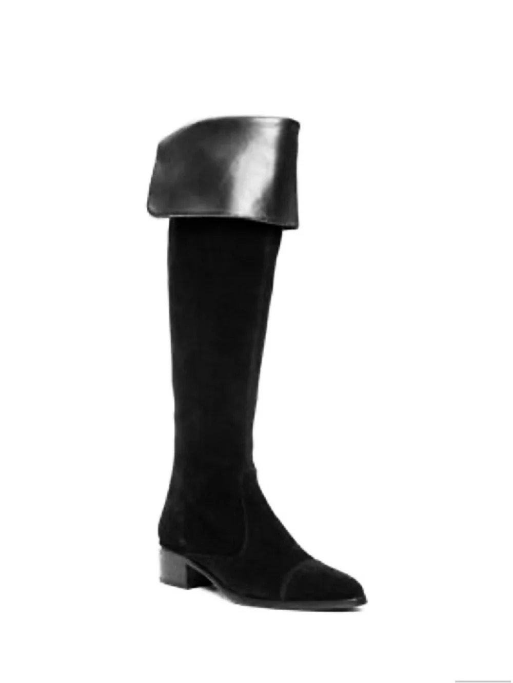 Donald J. Pliner Black Over-the-Knee Suede Boots